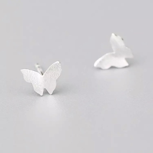 NEW!💙💎🦋BUTTERFLIES!🦋💎💙SILVER PLATED! LOVELY! - Picture 5 of 8